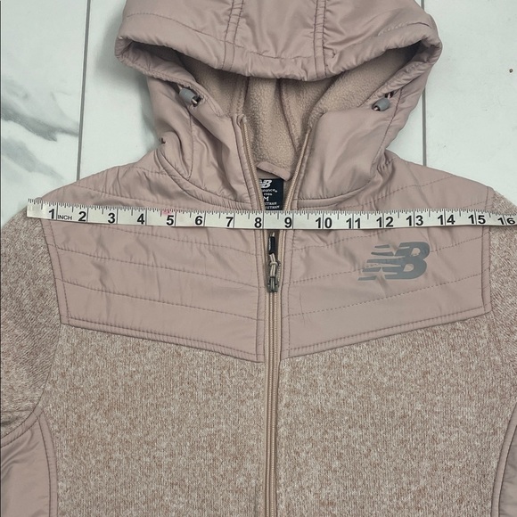 New Balance Women's Light Pink Hoodie Jacket 4 Pockets Sz M - Picture 13 of 13